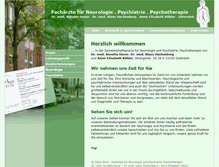 Tablet Screenshot of fachaerzte-neurologie-psychiatrie.de